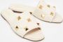 Valentino Vintage Pre-owned Leather flats Beige Dames - Thumbnail 4