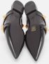 Valentino Vintage Pre-owned Leather flats Black Dames - Thumbnail 6