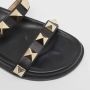 Valentino Vintage Pre-owned Leather flats Black Dames - Thumbnail 7