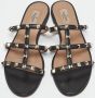 Valentino Vintage Pre-owned Leather flats Black Dames - Thumbnail 3