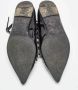 Valentino Vintage Pre-owned Leather flats Black Dames - Thumbnail 6