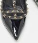 Valentino Vintage Pre-owned Leather flats Black Dames - Thumbnail 7