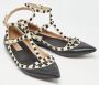 Valentino Vintage Pre-owned Leather flats Black Dames - Thumbnail 4