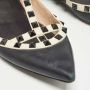 Valentino Vintage Pre-owned Leather flats Black Dames - Thumbnail 8