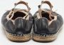 Valentino Vintage Pre-owned Leather flats Black Dames - Thumbnail 4