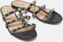 Valentino Vintage Pre-owned Leather flats Black Dames - Thumbnail 4