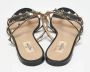 Valentino Vintage Pre-owned Leather flats Black Dames - Thumbnail 5