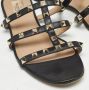 Valentino Vintage Pre-owned Leather flats Black Dames - Thumbnail 7