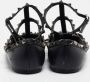 Valentino Vintage Pre-owned Leather flats Black Dames - Thumbnail 5