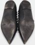 Valentino Vintage Pre-owned Leather flats Black Dames - Thumbnail 6