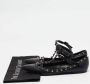 Valentino Vintage Pre-owned Leather flats Black Dames - Thumbnail 9