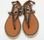 Valentino Vintage Pre-owned Leather flats Black Dames - Thumbnail 2