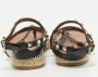 Valentino Vintage Pre-owned Leather flats Black Dames - Thumbnail 4