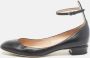 Valentino Vintage Pre-owned Leather flats Black Dames - Thumbnail 2