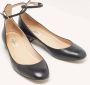 Valentino Vintage Pre-owned Leather flats Black Dames - Thumbnail 4