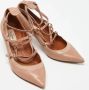 Valentino Vintage Pre-owned Leather heels Beige Dames - Thumbnail 4