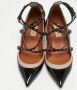 Valentino Vintage Pre-owned Leather heels Black Dames - Thumbnail 3