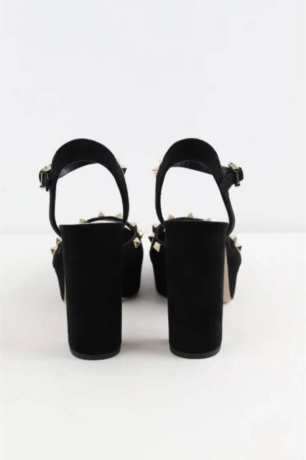 Valentino Vintage Pre-owned Leather heels Black Dames