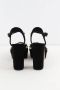 Valentino Vintage Pre-owned Leather heels Black Dames - Thumbnail 2