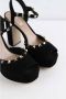 Valentino Vintage Pre-owned Leather heels Black Dames - Thumbnail 3