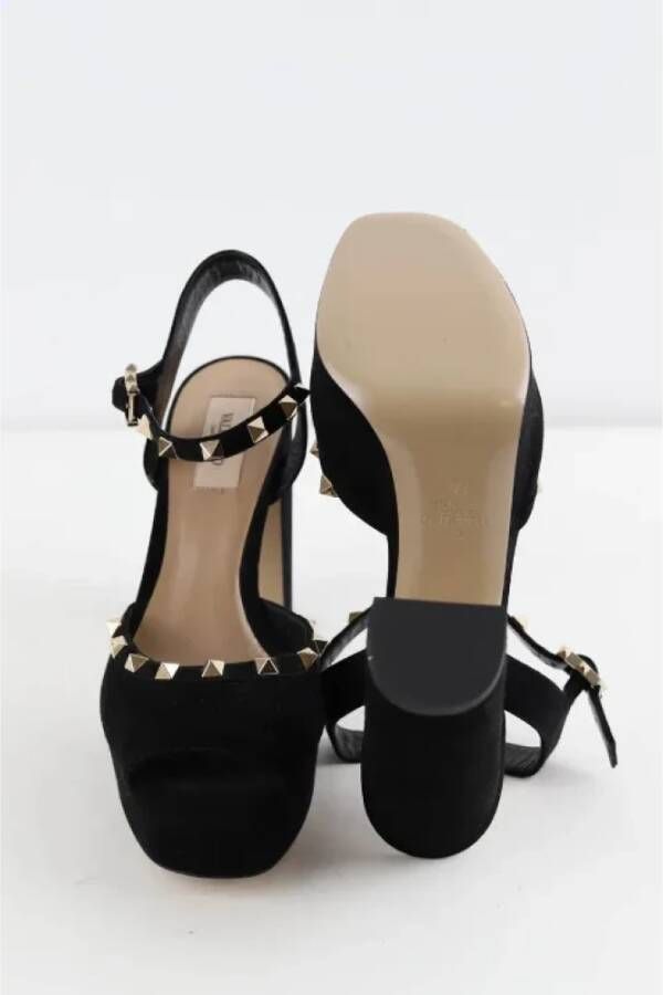 Valentino Vintage Pre-owned Leather heels Black Dames