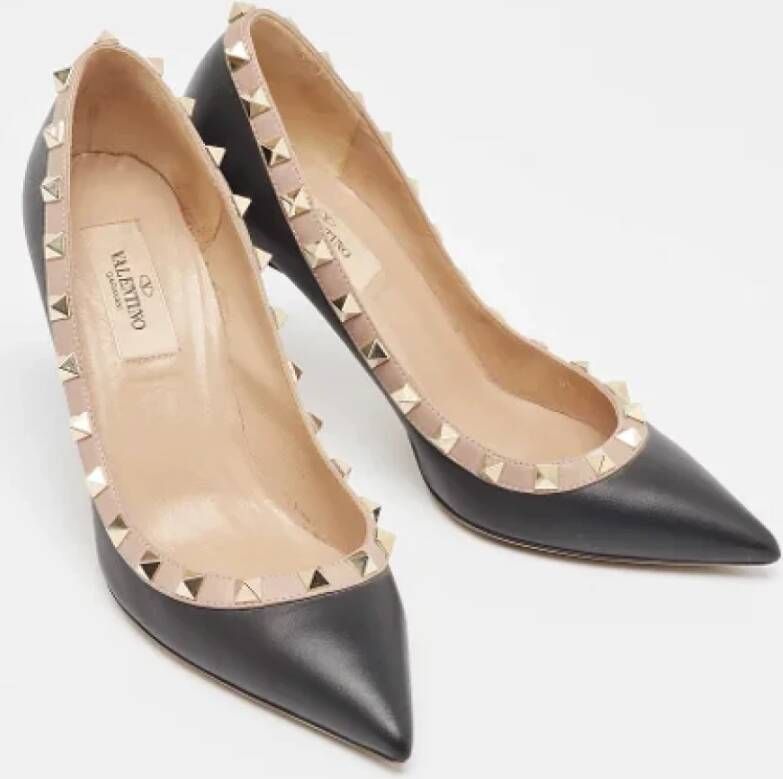 Valentino Vintage Pre-owned Leather heels Black Dames