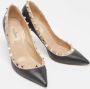 Valentino Vintage Pre-owned Leather heels Black Dames - Thumbnail 3