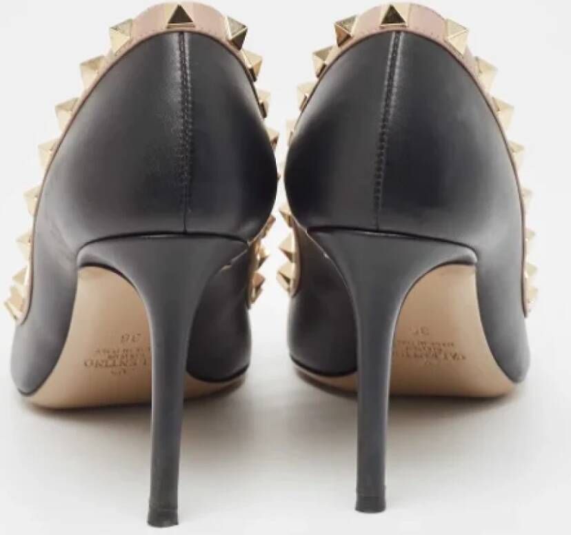 Valentino Vintage Pre-owned Leather heels Black Dames