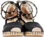 Valentino Vintage Pre-owned Leather heels Black Dames - Thumbnail 4