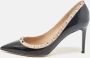 Valentino Vintage Pre-owned Leather heels Black Dames - Thumbnail 2