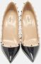 Valentino Vintage Pre-owned Leather heels Black Dames - Thumbnail 3