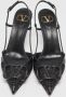 Valentino Vintage Pre-owned Leather heels Black Dames - Thumbnail 3