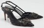 Valentino Vintage Pre-owned Leather heels Black Dames - Thumbnail 4