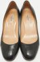 Valentino Vintage Pre-owned Leather heels Black Dames - Thumbnail 3