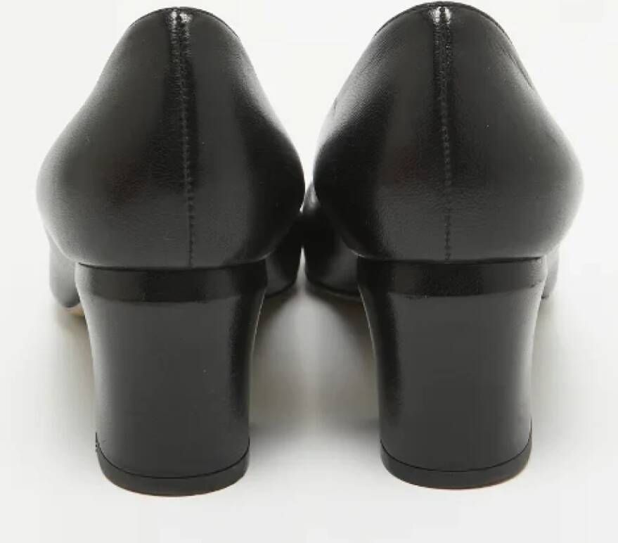 Valentino Vintage Pre-owned Leather heels Black Dames