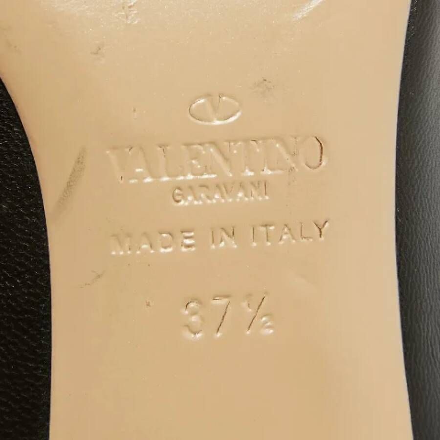 Valentino Vintage Pre-owned Leather heels Black Dames