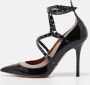 Valentino Vintage Pre-owned Leather heels Black Dames - Thumbnail 2