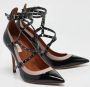 Valentino Vintage Pre-owned Leather heels Black Dames - Thumbnail 4