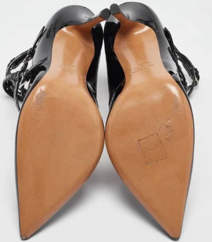 Valentino Vintage Pre-owned Leather heels Black Dames