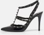 Valentino Vintage Pre-owned Leather heels Black Dames - Thumbnail 2