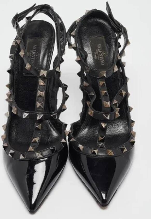 Valentino Vintage Pre-owned Leather heels Black Dames