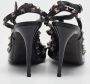 Valentino Vintage Pre-owned Leather heels Black Dames - Thumbnail 5