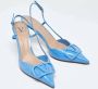 Valentino Vintage Pre-owned Leather heels Blue Dames - Thumbnail 4