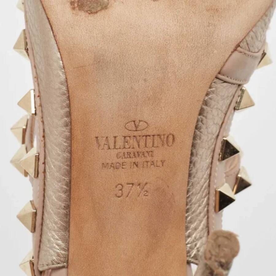 Valentino Vintage Pre-owned Leather heels Gray Dames