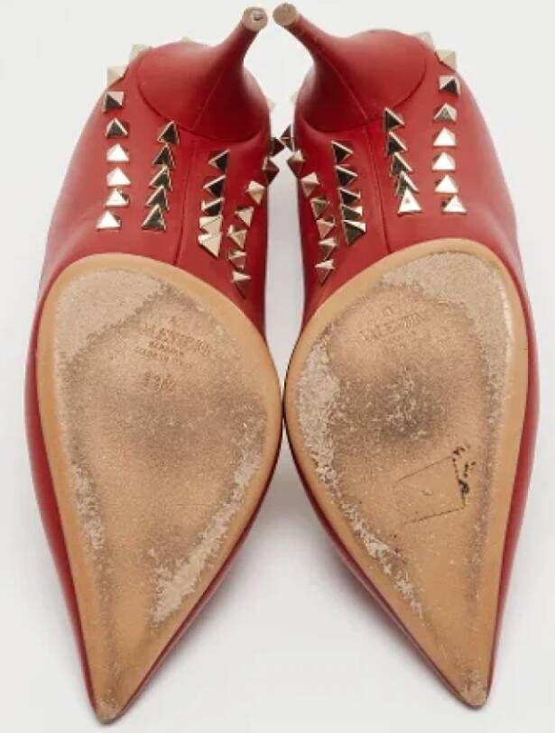 Valentino Vintage Pre-owned Leather heels Red Dames