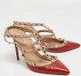 Valentino Vintage Pre-owned Leather heels Red Dames - Thumbnail 4