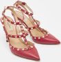 Valentino Vintage Pre-owned Leather heels Red Dames - Thumbnail 4