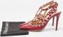 Valentino Vintage Pre-owned Leather heels Red Dames - Thumbnail 9