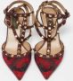 Valentino Vintage Pre-owned Leather heels Red Dames - Thumbnail 3