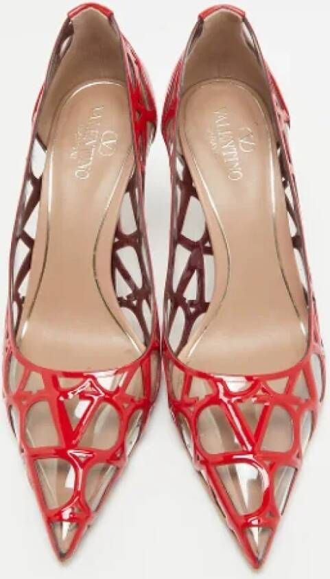 Valentino Vintage Pre-owned Leather heels Red Dames